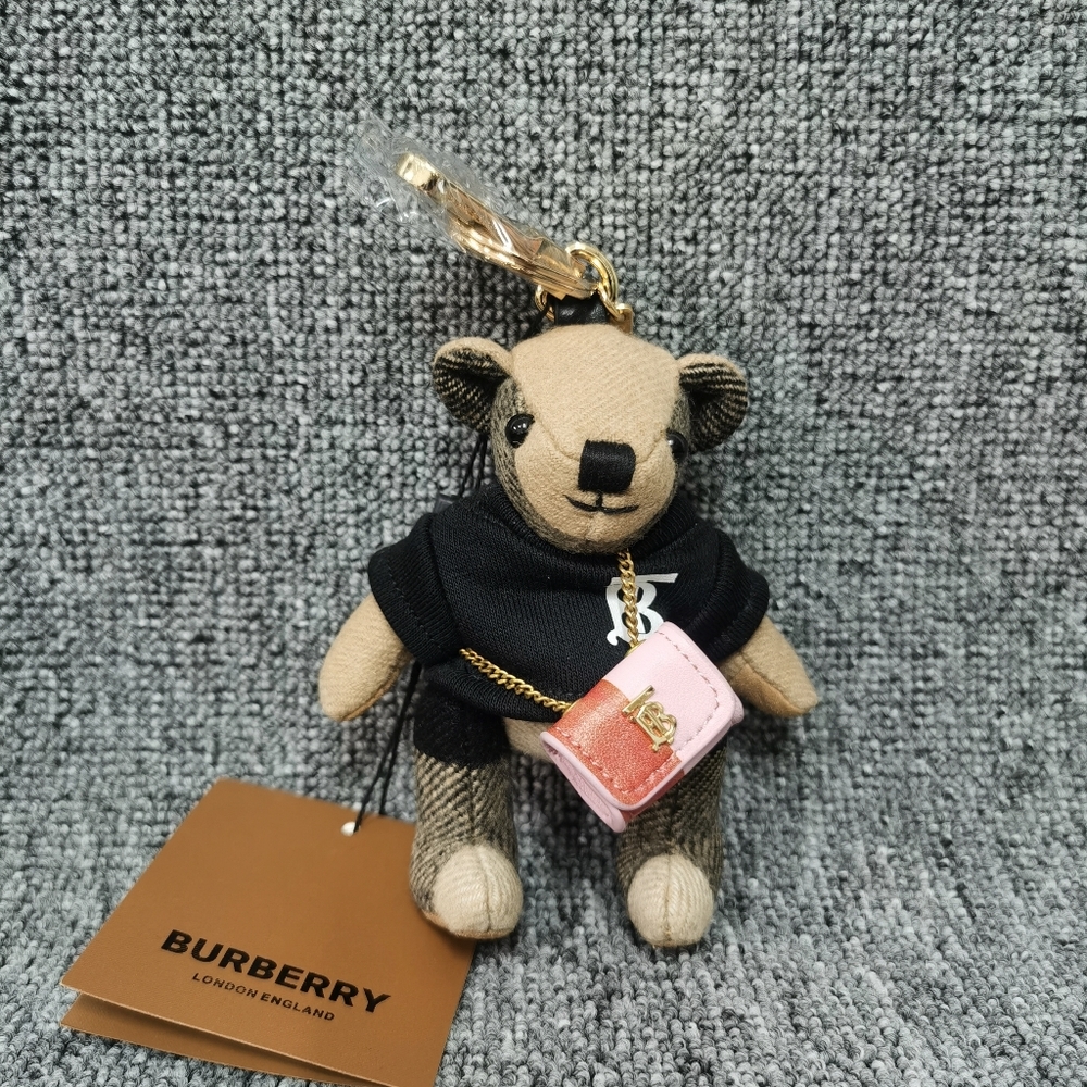 Burberry Thomas Sweater Teddy Bear Keychain Charm